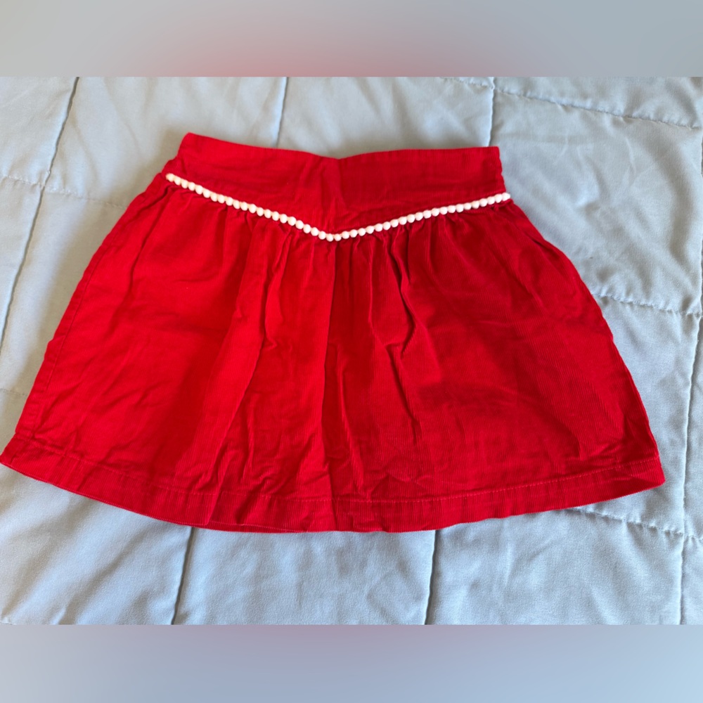 Hanna Andersson red skirt size 90 (fits like a 2/3T)